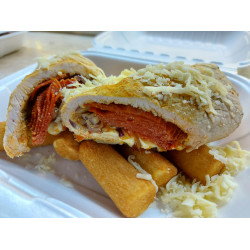 Töltött karaj Sertéshúsból készült ételek (köret nélkül)