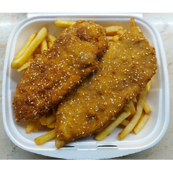 Szezámmagos csirke