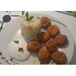 Rántott gombafejek tartármártással Meleg előételek (köret nélkül)